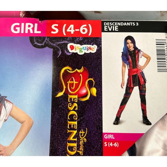Disney Descendants 3 SIze SM 4-6 Girls EVIE Halloween costume. - Picture 5 of 7